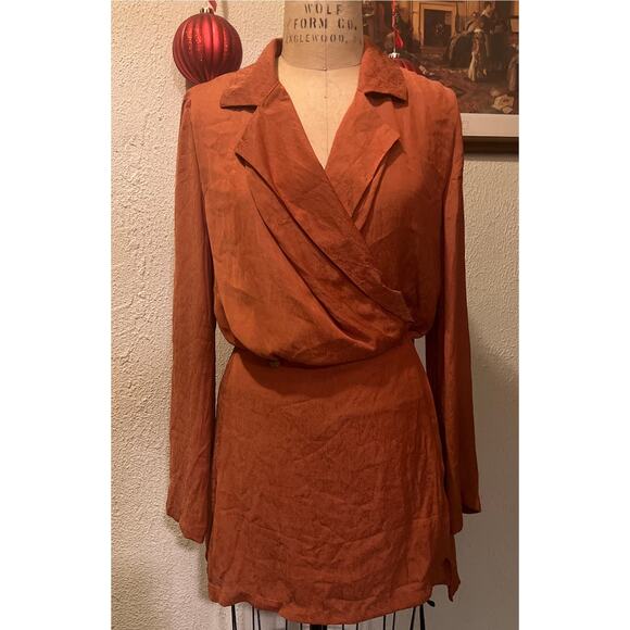 Free People Simone Wrap Dress NWT Size S - Picture 3 of 13